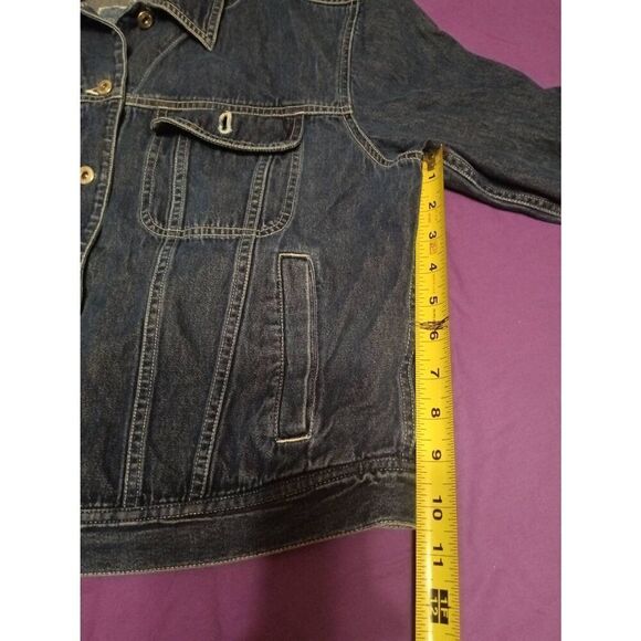 Liz Claiborne brand Denim Jacket - Size: L (0653) - Picture 5 of 9